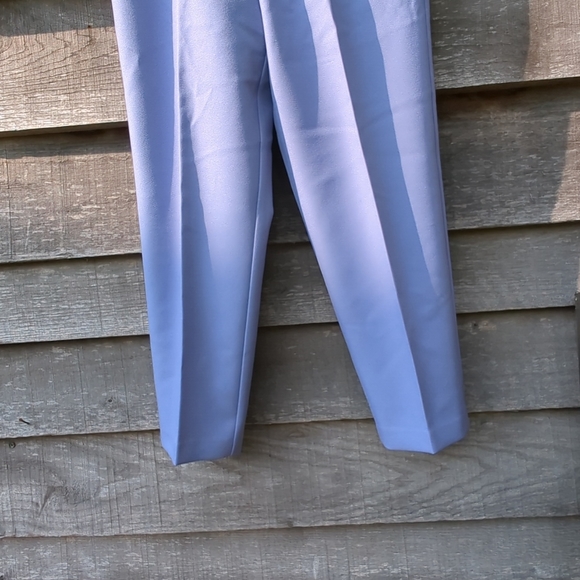 Alfred Dunner Womens 12 Pants Pull On Elastic Waist Slant Pockets Lilac - Picture 8 of 11